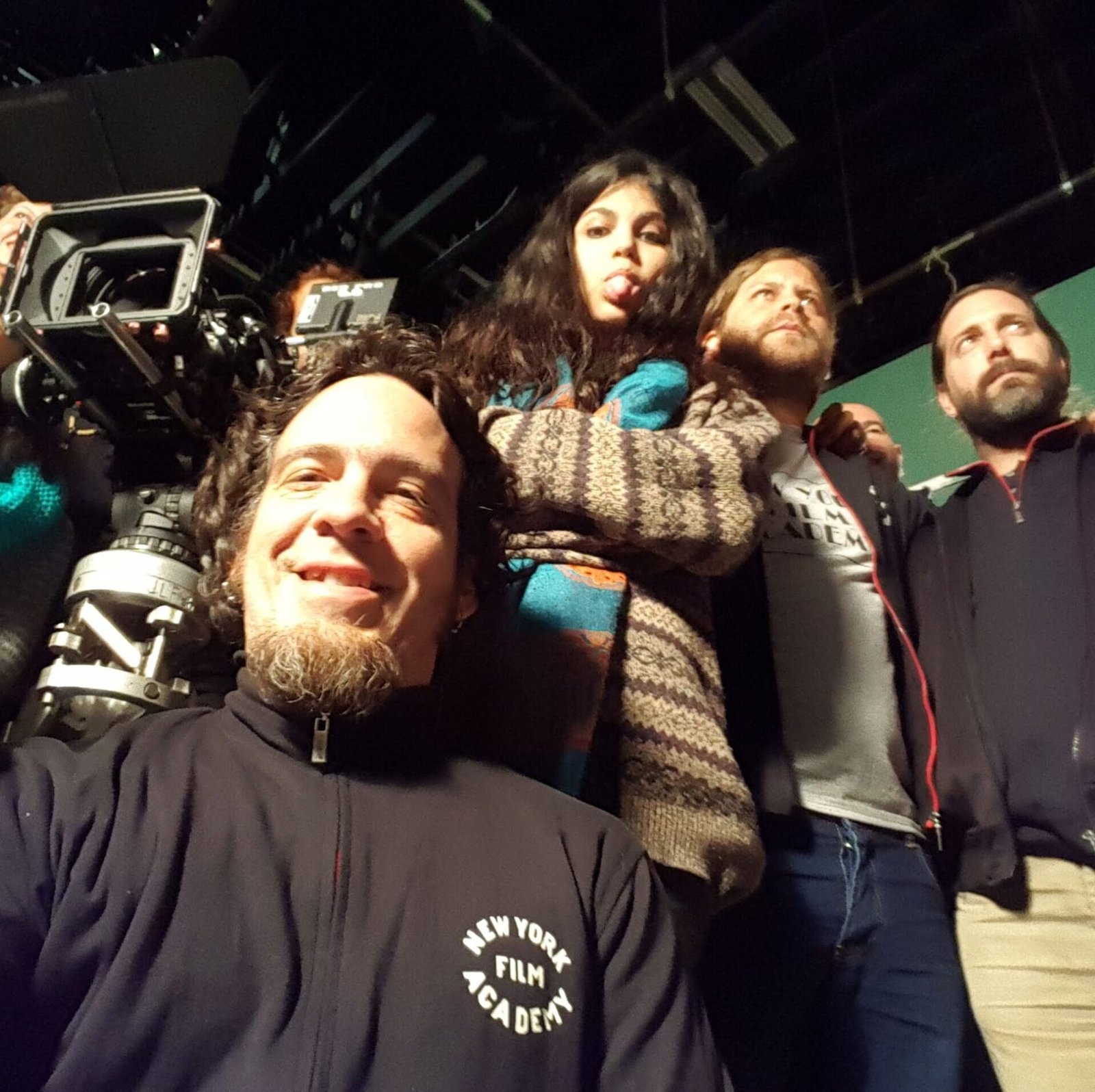 Behind the scenes
