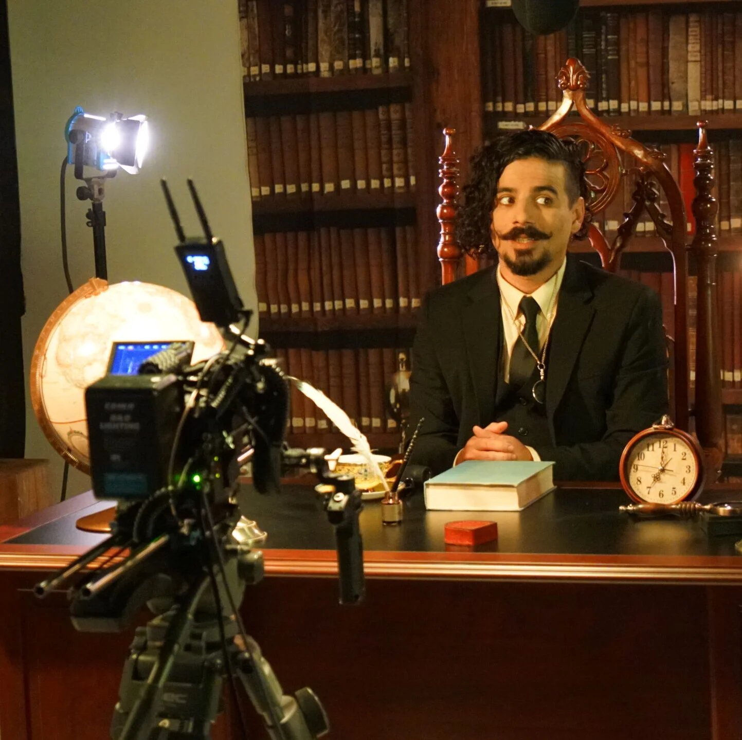 Behind the scenes