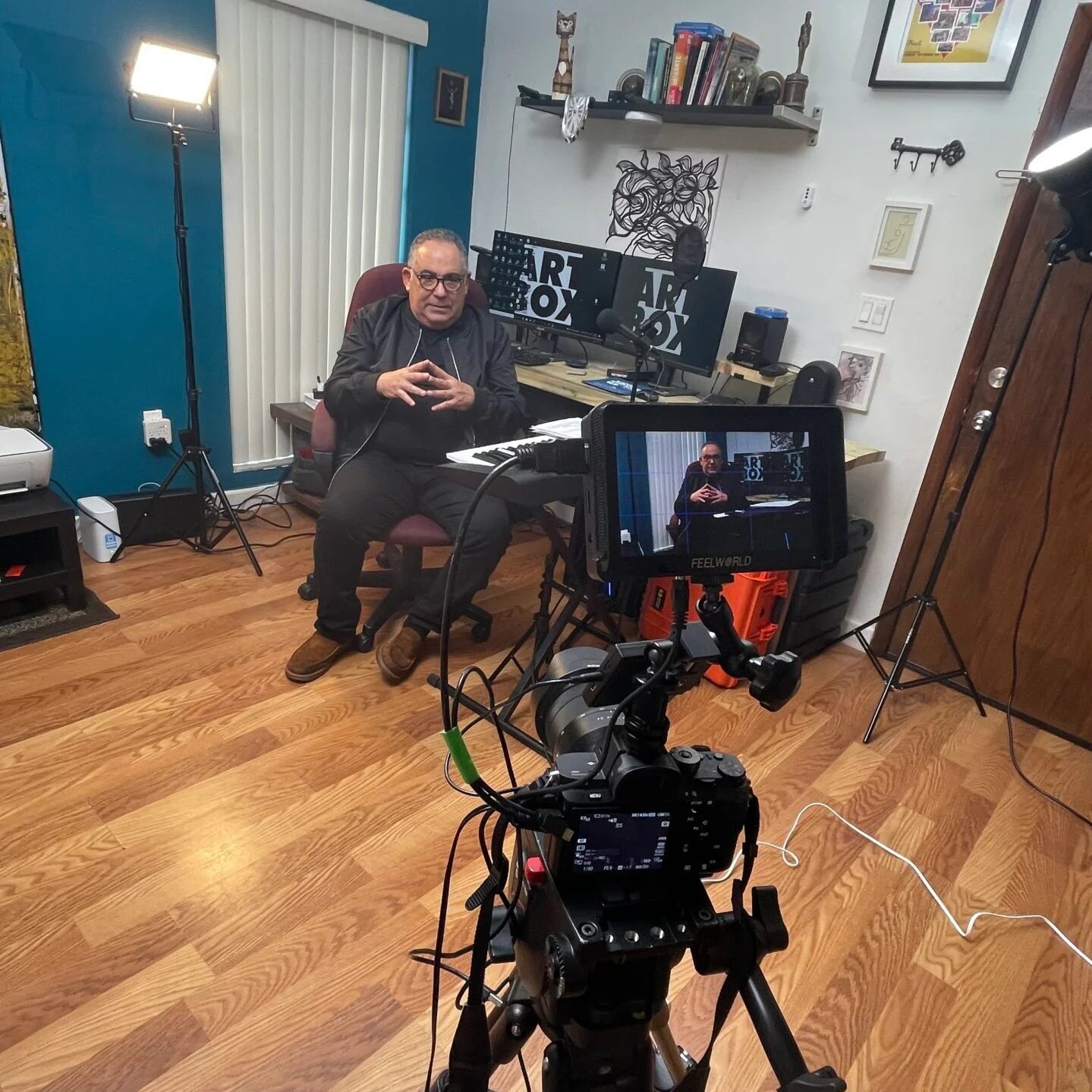Behind the scenes